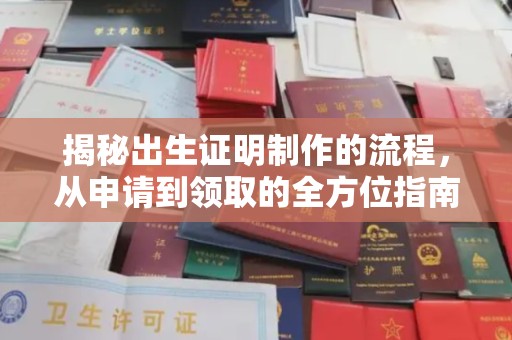 万年揭秘出生证明制作的流程，从申请到领取的全方位指南