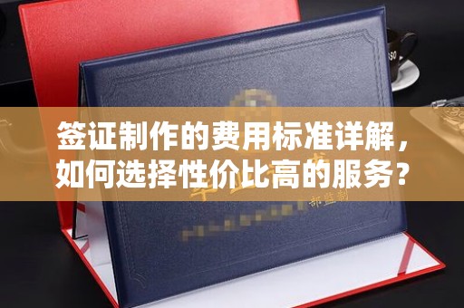 万年签证制作的费用标准详解，如何选择性价比高的服务？
