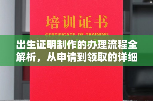万年出生证明制作的办理流程全解析，从申请到领取的详细指南